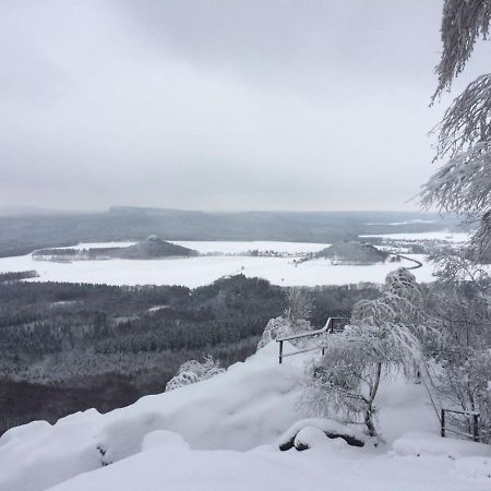 Gasthaus & Pension Zirkelstein Schöna Kültér fotó