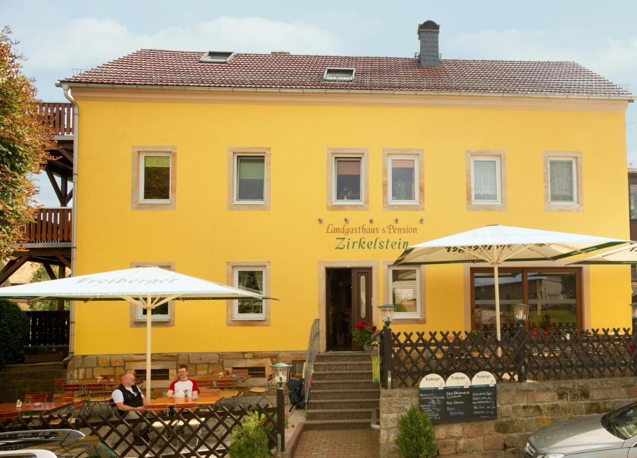 Gasthaus & Pension Zirkelstein Schöna Kültér fotó