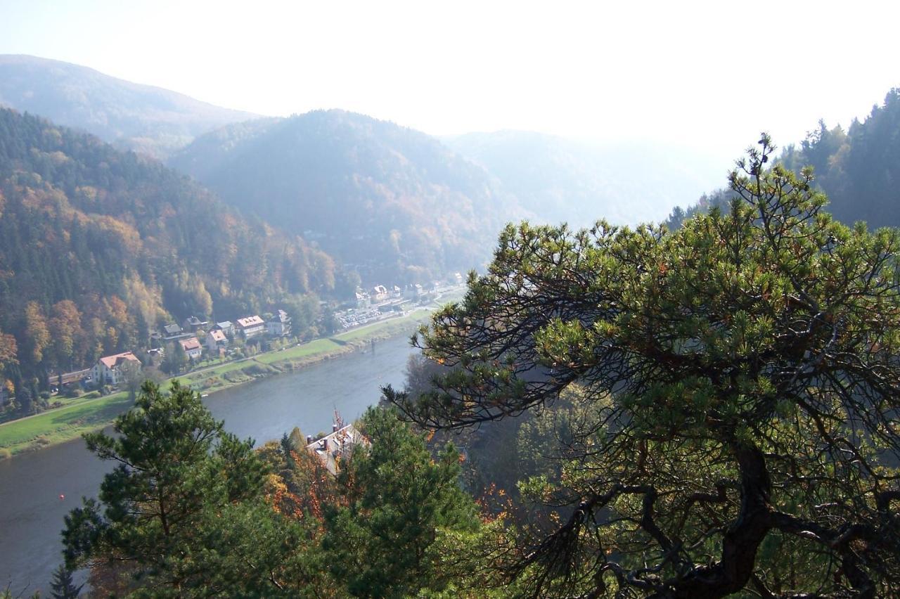 Gasthaus & Pension Zirkelstein Schöna Kültér fotó