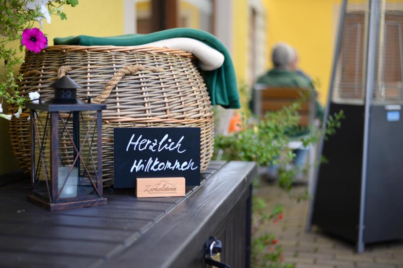 Gasthaus & Pension Zirkelstein Schöna Kültér fotó