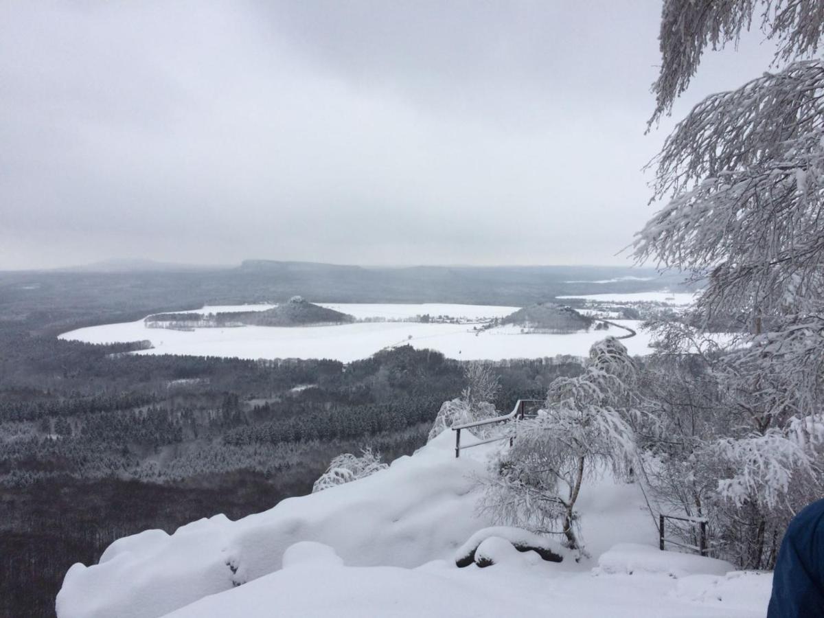 Gasthaus & Pension Zirkelstein Schöna Kültér fotó